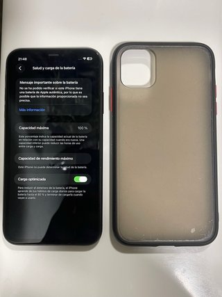 iPhone 11 Nero 128GB – Batteria al 100% + Custodia