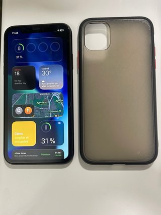 iPhone 11 Nero 128GB – Batteria al 100% + Custodia