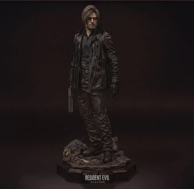 Resina Leon S. Kennedy (Resident Evil) Sin pintar