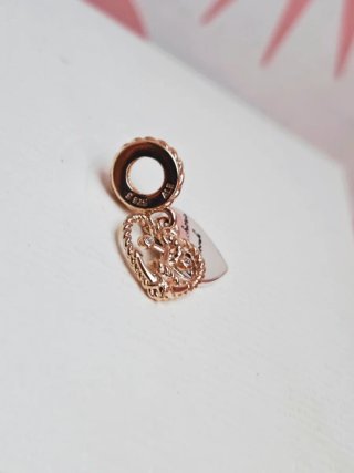 Pandora Charm Corazón Rose Gold Love
