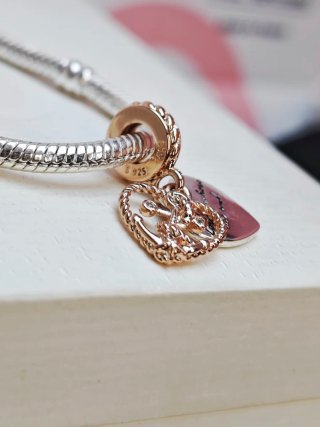 Pandora Charm Corazón Rose Gold Love