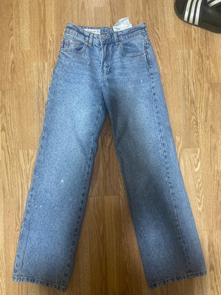 Pantalones Stradivarius brillo