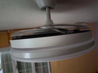 Instalación de ventilador techo (incluido)