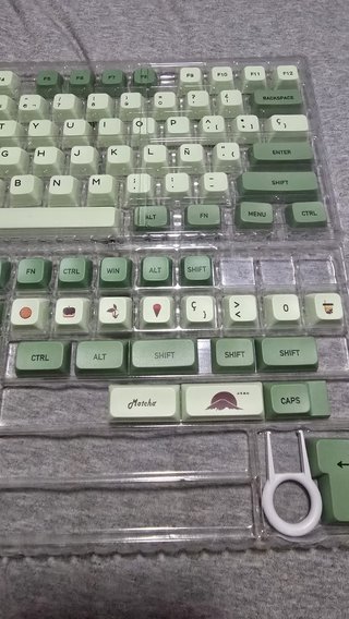 Set Teclas XDA Mecánico Beige/Verde