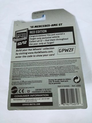 Hot Wheels 2018 - 15 Mercedes-AMG GT Red Edition