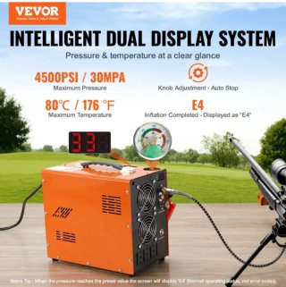 Compresor VEVOR PCP 30 MPa / 4500 PSI