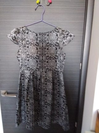 Vestido Springfield Raso Estampado Talla M