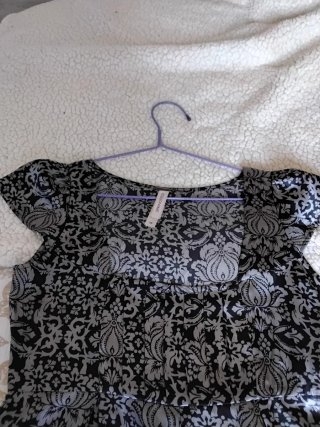 Vestido Springfield Raso Estampado Talla M