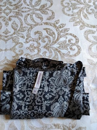 Vestido Springfield Raso Estampado Talla M