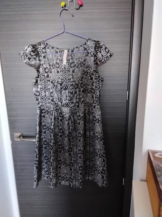 Vestido Springfield Raso Estampado Talla M