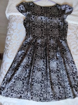 Vestido Springfield Raso Estampado Talla M