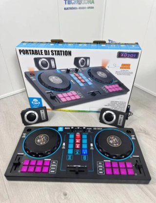 Mesa de mezclas DJ portátil