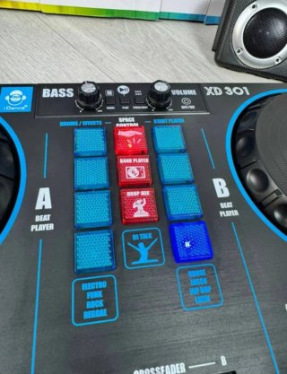 Mesa de mezclas DJ portátil