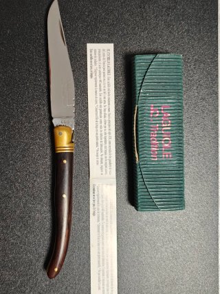 Navaja Laguiole Madera y Latón