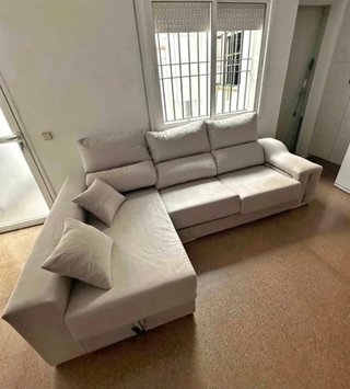 Sofás cheslongue nuevos a estrenar