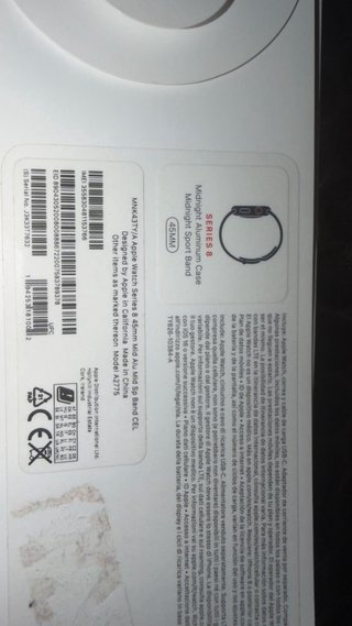 Apple Watch Serie 8 4G negro