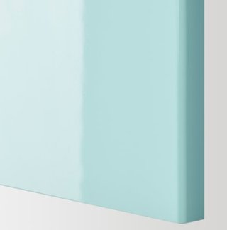 Puerta JÄRSTA IKEA turquesa claro brillo 40x40