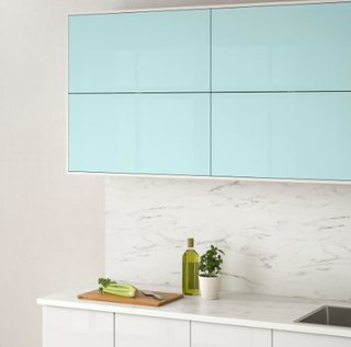 Puerta JÄRSTA IKEA turquesa claro brillo 40x40