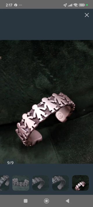 Pulsera Tous Plata 925 Rígida (Niños del mundo )