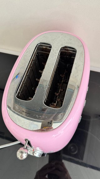 Tostadora SMEG Rosa
