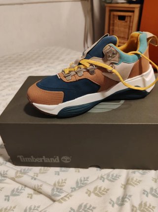Botas Timberland Mujer Azul y Marrón