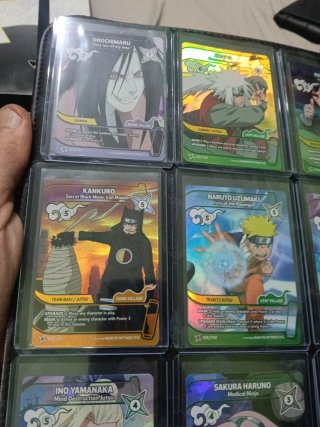 Lote 9 Carte Collezionabili Naruto Mythos 1 edizione