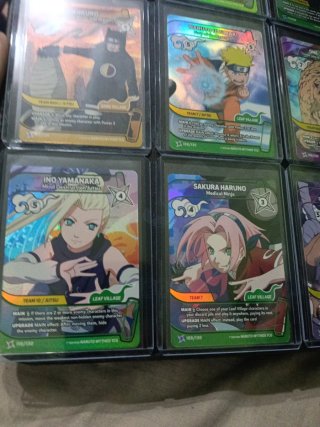 Lote 9 Carte Collezionabili Naruto Mythos 1 edizione
