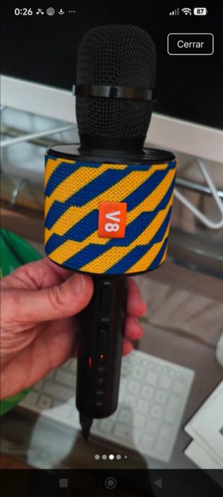Micrófono V8 Carga Portátil KTV