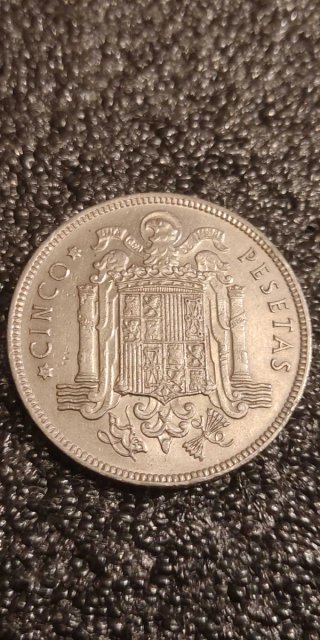 Duro Cabezón, 5 Pesetas del año 1949*50