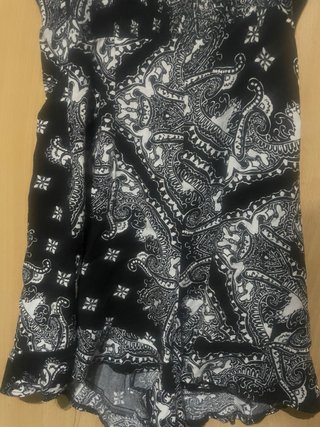 Mono bandana negro y blanco