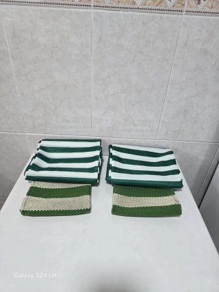 Cortina de ducha y Alfombra + Anillas para cortin