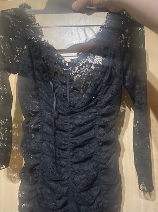 Camiseta Bershka encaje manga larga