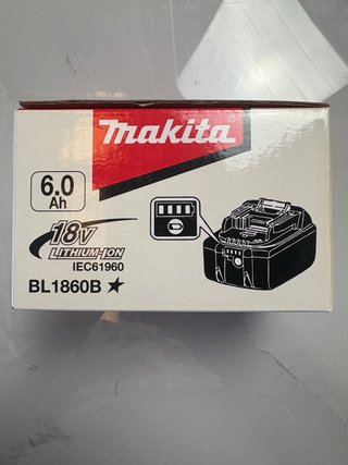 Batería Makita 18V 6.0 Ah BL1860B