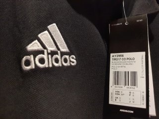 Polo Adidas Negro Talla M