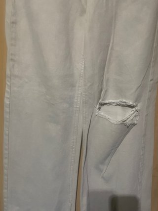 Pantalones Bershka Wide Leg Beige