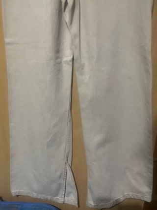 Pantalones Bershka Wide Leg Beige