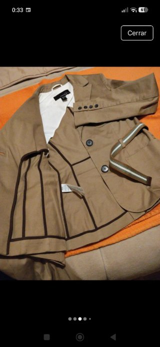 Traje Mango Beige