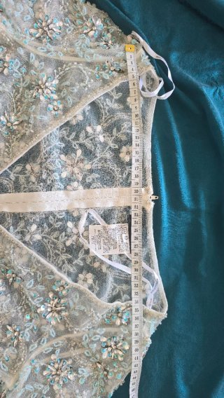 Top Alyce paris vintage L pedrería transparente