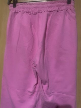 Pantalón chándal rosa con cordón