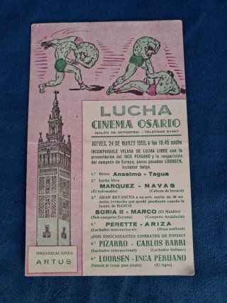 Programas Lucha Libre 1955