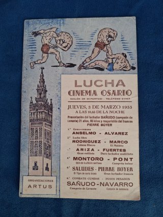 Programas Lucha Libre 1955