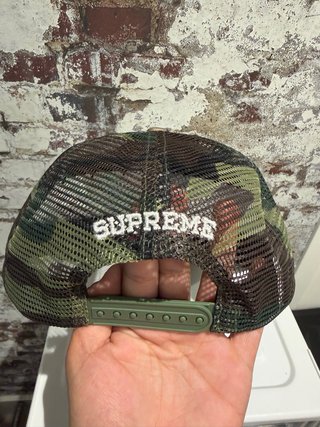 Gorra Supreme Camo Trucker Original Bordada Mesh