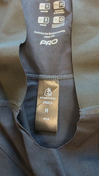 Culote Etxeondo Orhi Pro Negro Talla M