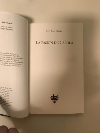 La pasión de Carola