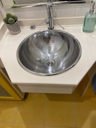 Armario baño y lavabo con encimera