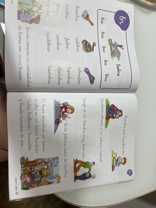 Letra a letra, 1 Primaria cartilla de lectura