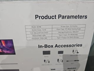 Pantalla portátil Blackview DCM8 Triple Screen