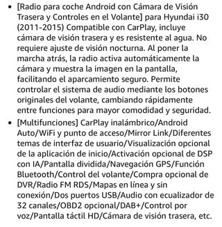 Pantalla CarPlay para Hyundai i30