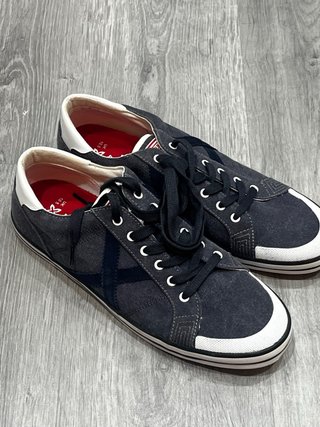 Zapatillas Munich Gris y Blanco