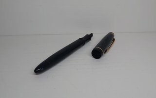 Pluma Montblanc Vintage Negra Original